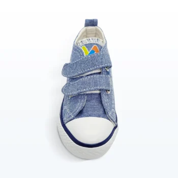 Keten Cırt Cırtlı Bebek Spor Ayakkabı Kot Mavi