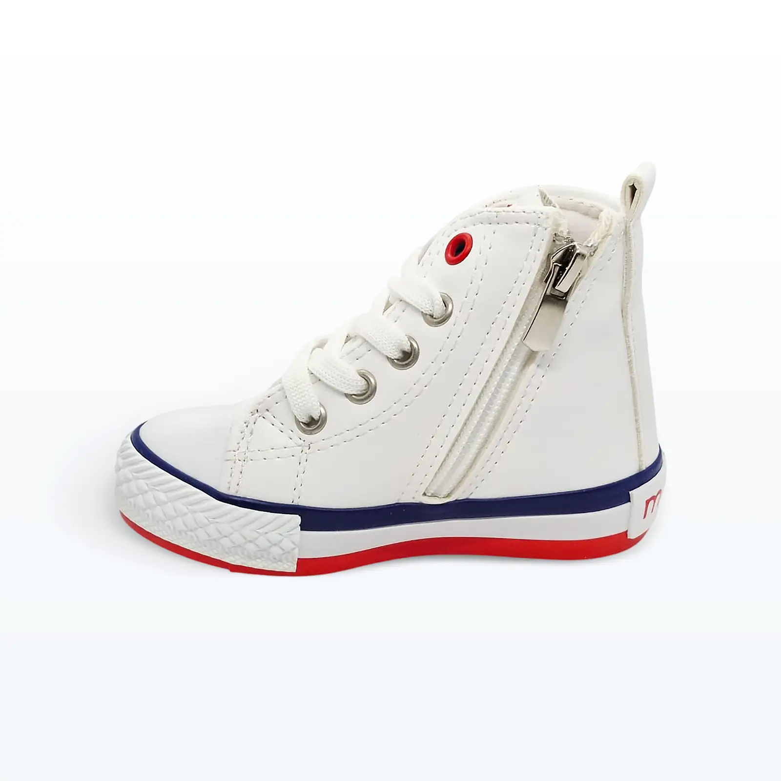 Boğazlı Bağcıklı Günlük Bebek Spor Ayakkabısı Beyaz Boğazlı Bağcıklı Günlük Bebek Spor Ayakkabısı Beyaz