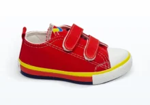 Keten Cırt Cırtlı Spor Ayakkabı Kırmızı