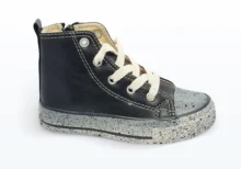 Keten Bağcıklı Casual Bilekli Spor Ayakkabı Siyah