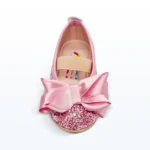 Babet Fiyonklu Bebek Ayakkabısı Pembe