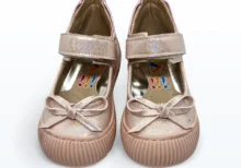 Bilek Takviyeli Babet Bebek Ayakkabısı Pudra