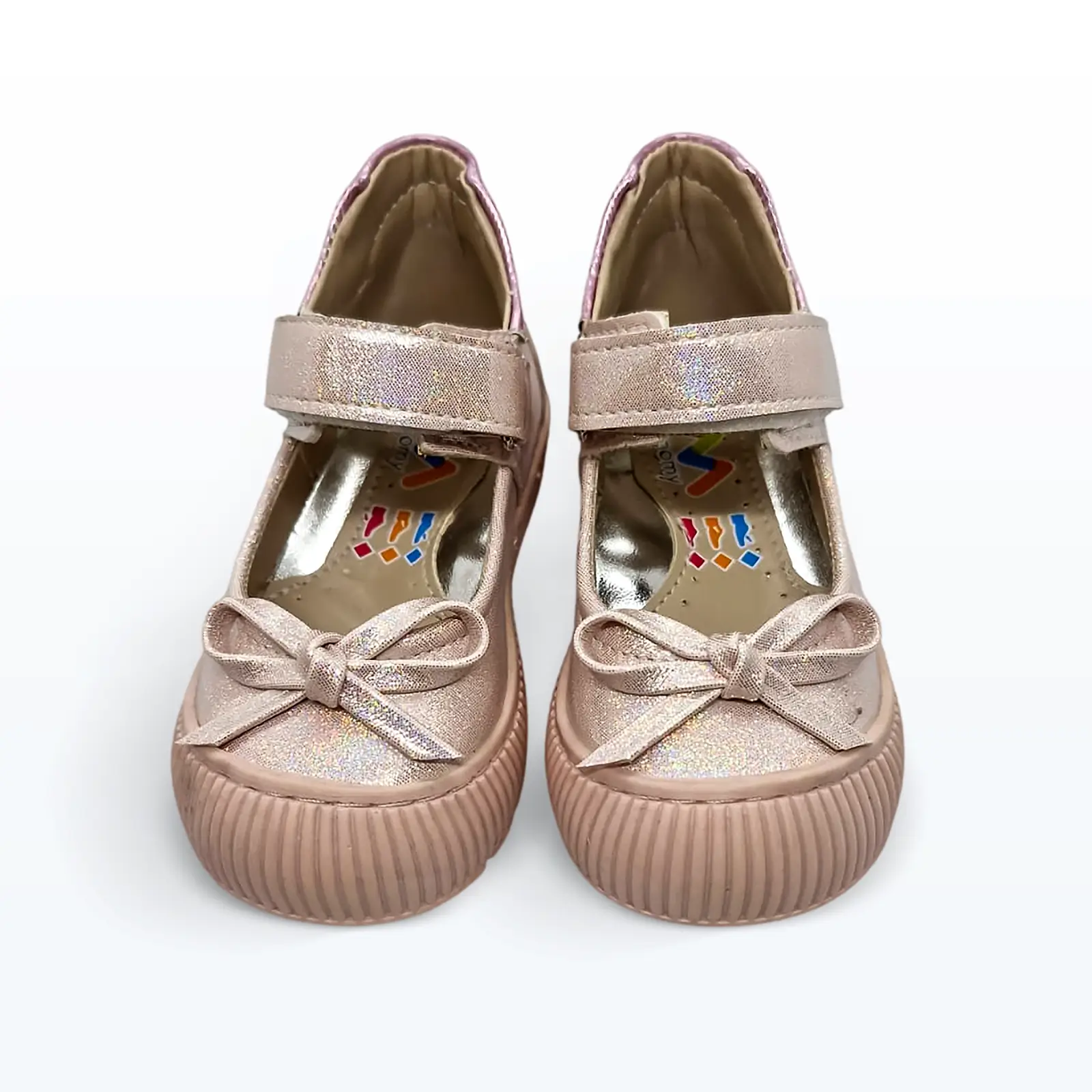 Bilek Takviyeli Babet Bebek Ayakkabısı Pudra Bilek Takviyeli Babet Bebek Ayakkabısı Pudra