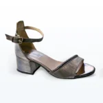 Bilekten Bağlı Tokalı Abiye Ayakkabı Lame