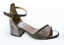 Bilekten Bağlı Tokalı Abiye Ayakkabı Lame