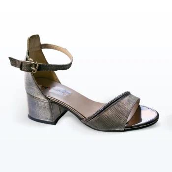 Bilekten Bağlı Tokalı Abiye Ayakkabı Lame