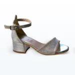 Bilekten Bağlı Tokalı Abiye Ayakkabı Lame