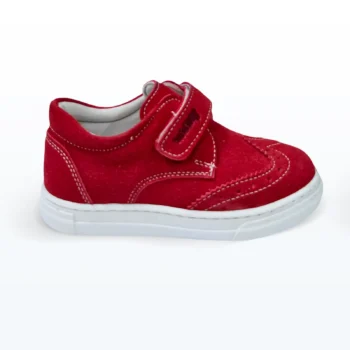 Cırt Cırtlı Tek Bantlı Casual Spor Ayakkabı Kırmızı