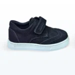 Cırt Cırtlı Tek Bantlı Casual Spor Ayakkabı Siyah