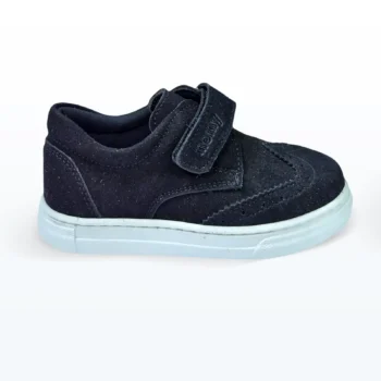 Cırt Cırtlı Tek Bantlı Casual Spor Ayakkabı Siyah