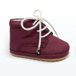 Deri Bağcıklı Bilekten Bağlı İlk Adım Ayakkabı Dore