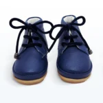 Deri Bağcıklı Bilekten Bağlı İlk Adım Ayakkabı Dore