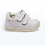 Deri Cırt Cırtlı Çift Bantlı İlk Adım Ayakkabı