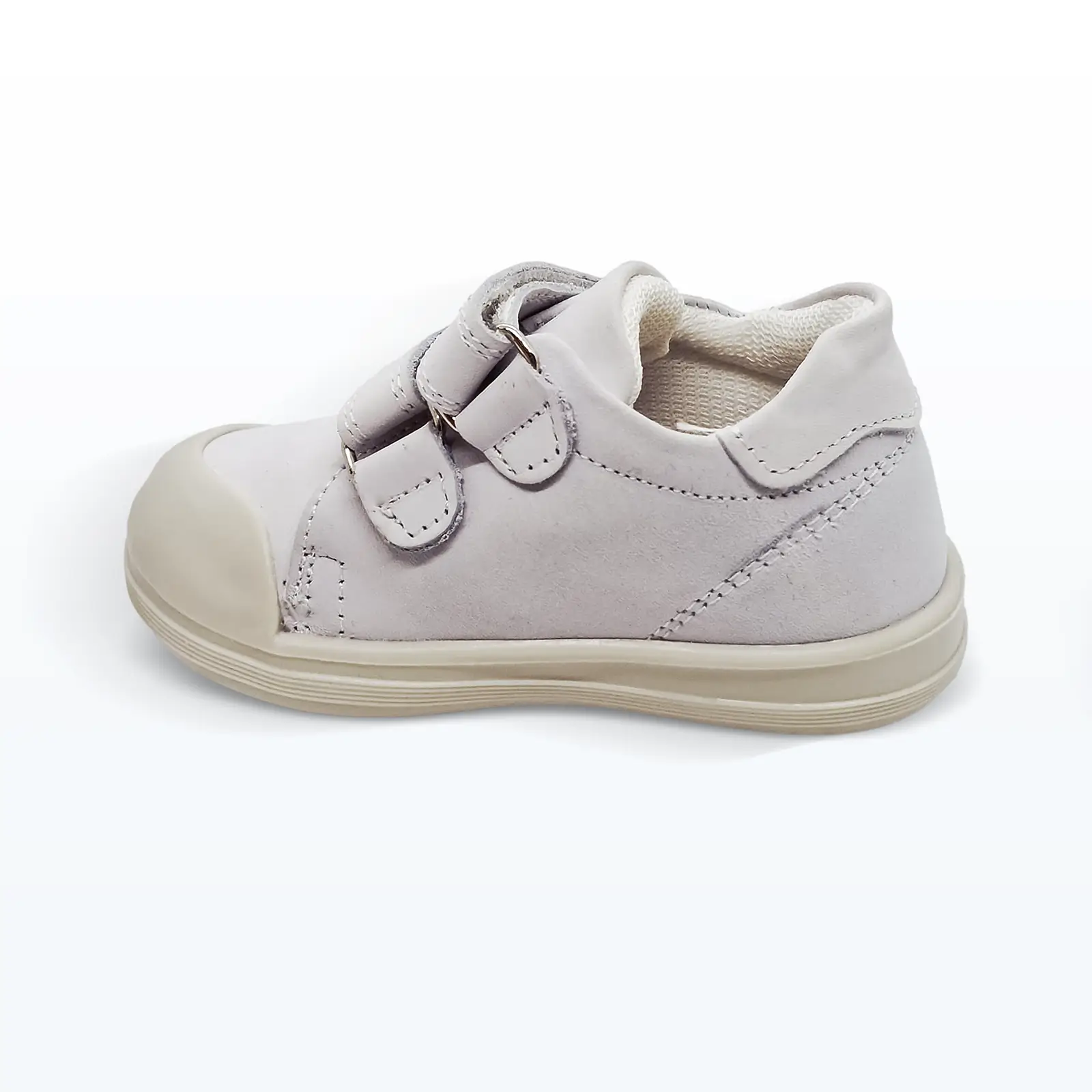 Deri Cırt Cırtlı Çift Bantlı İlk Adım Ayakkabı Deri Cırt Cırtlı Çift Bantlı İlk Adım Ayakkabı