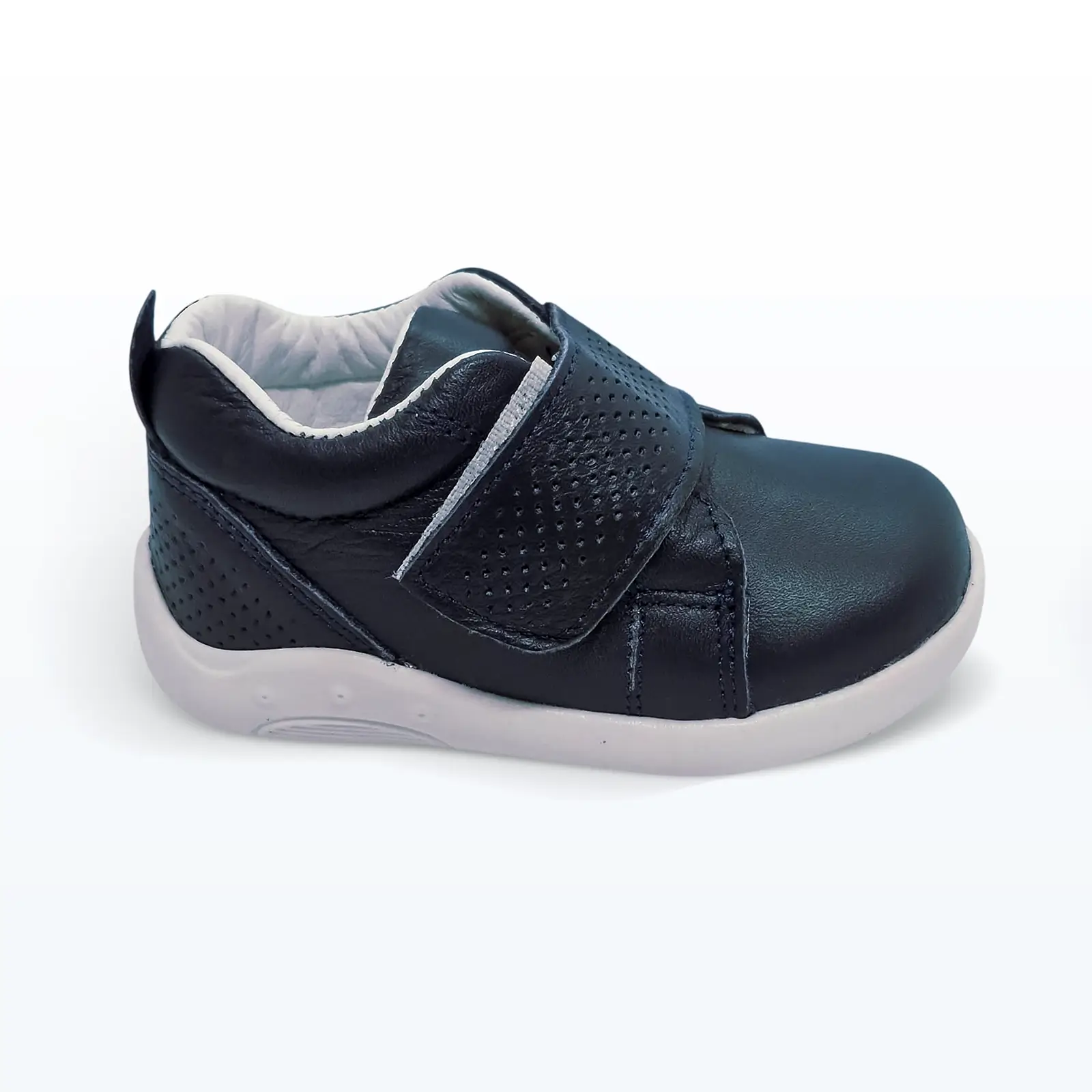 Deri Cırt Cırtlı Kalın Tek Bantlı İlk Adım Ayakkabı Lacivert Deri Cırt Cırtlı Kalın Tek Bantlı İlk Adım Ayakkabı Lacivert