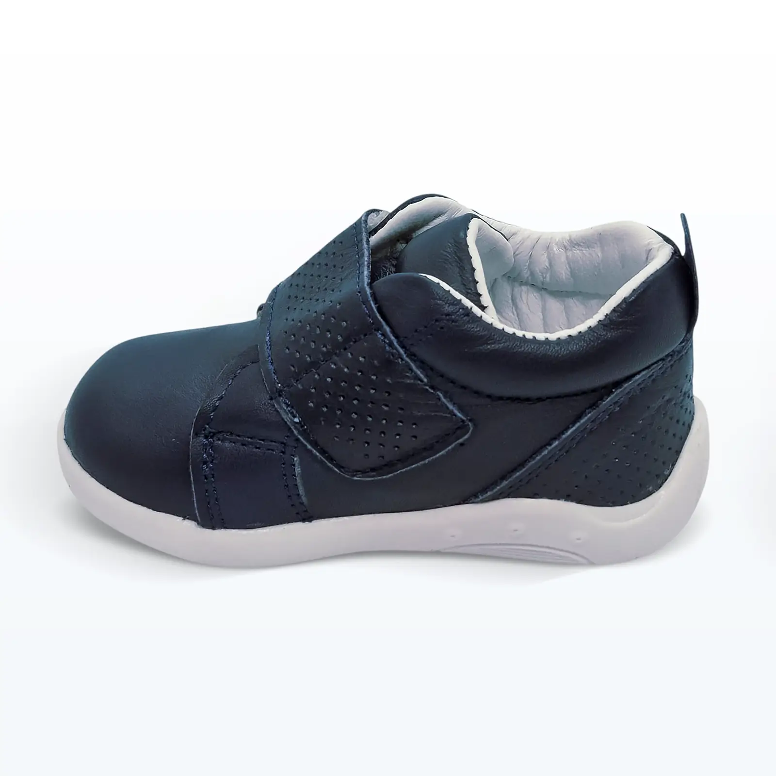 Deri Cırt Cırtlı Kalın Tek Bantlı İlk Adım Ayakkabı Lacivert Deri Cırt Cırtlı Kalın Tek Bantlı İlk Adım Ayakkabı Lacivert