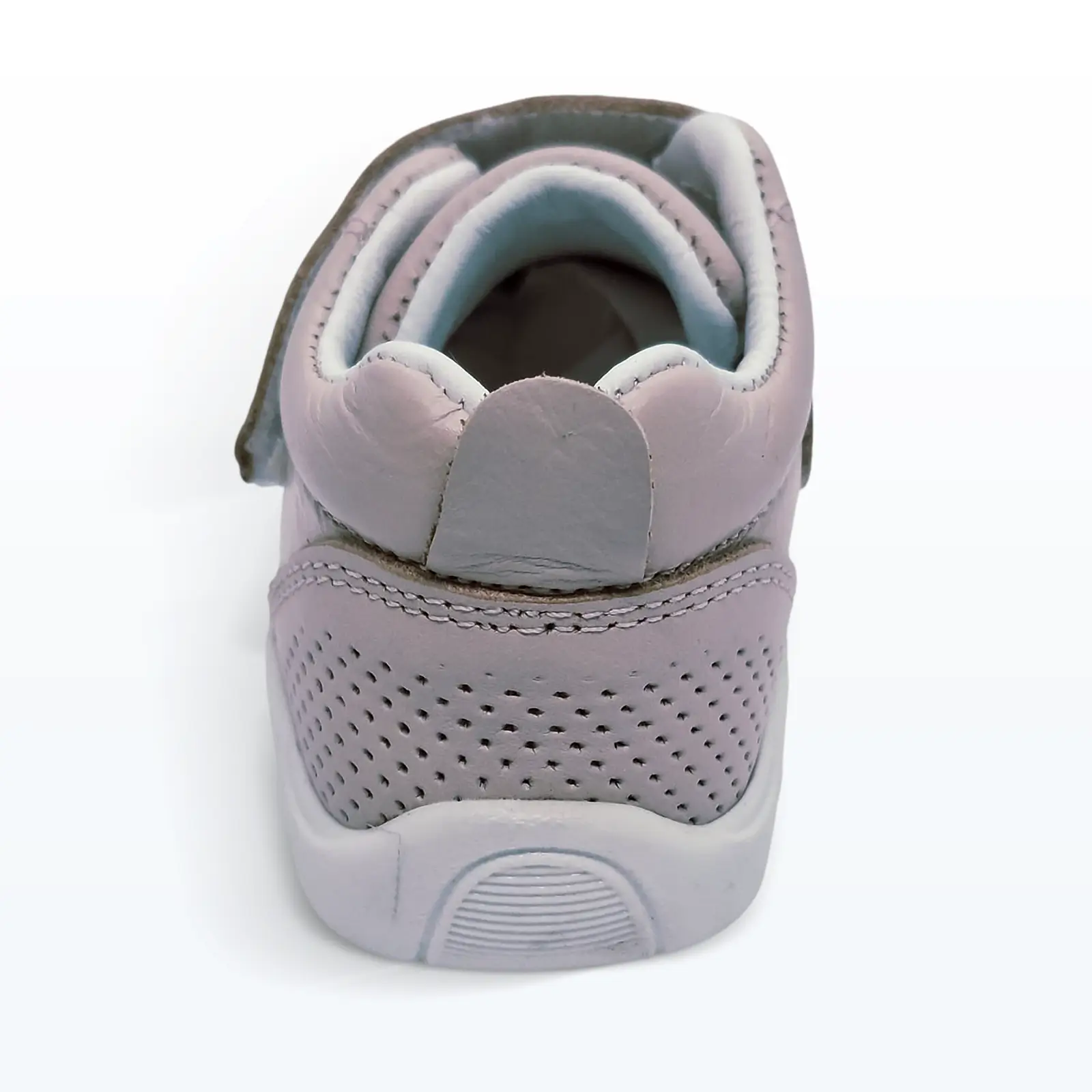 Deri Cırt Cırtlı Kalın Tek Bantlı İlk Adım Ayakkabı Pudra Deri Cırt Cırtlı Kalın Tek Bantlı İlk Adım Ayakkabı Pudra