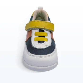 Deri Cırt Cırtlı Bağcıklı Tek Bantlı İlk Adım Ayakkabı Renkli