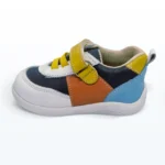 Deri Cırt Cırtlı Bağcıklı Tek Bantlı İlk Adım Ayakkabı Renkli