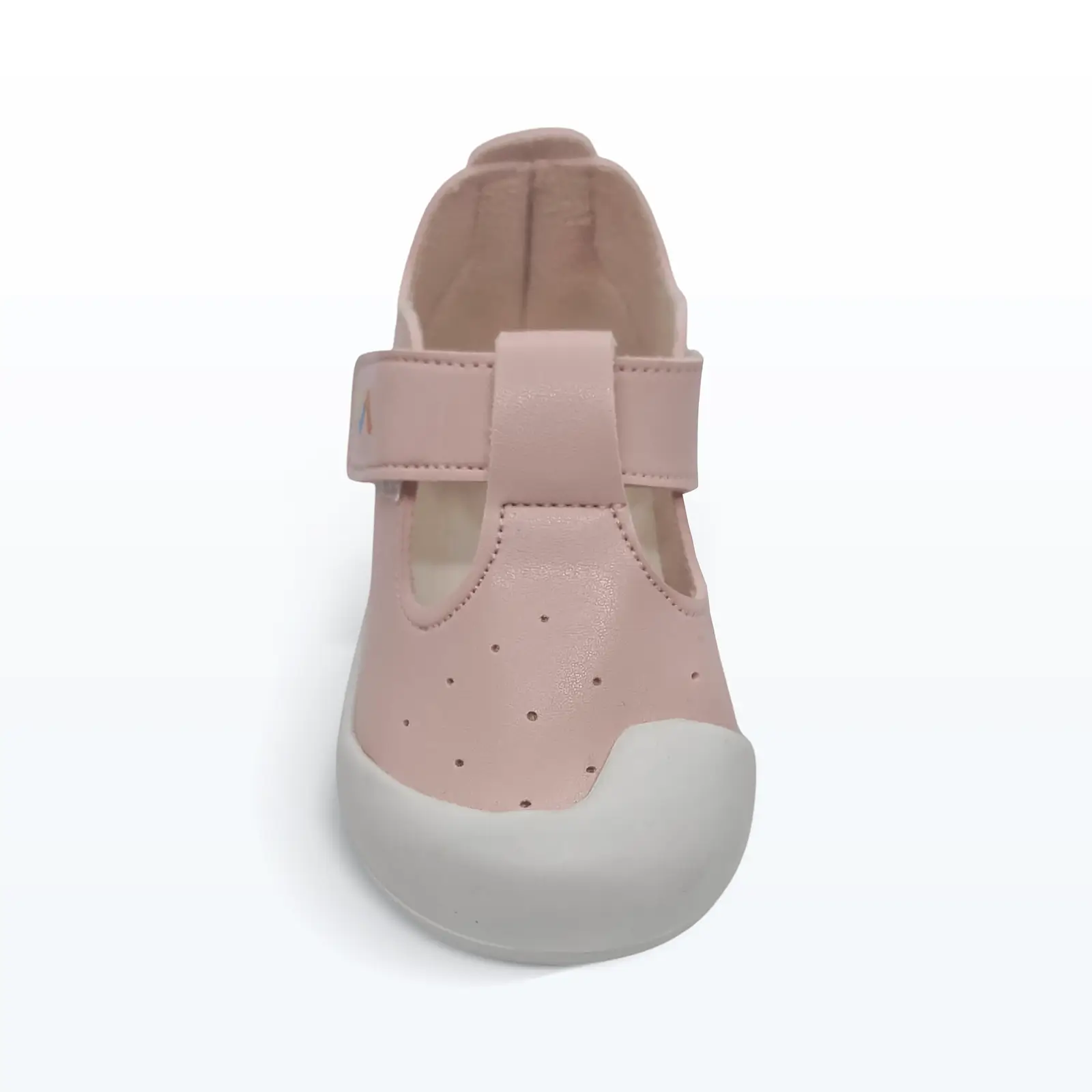 Cırt Cırtlı Önden Bantlı İlk Adım Ayakkabı Pudra Cırt Cırtlı Önden Bantlı İlk Adım Ayakkabı Pudra