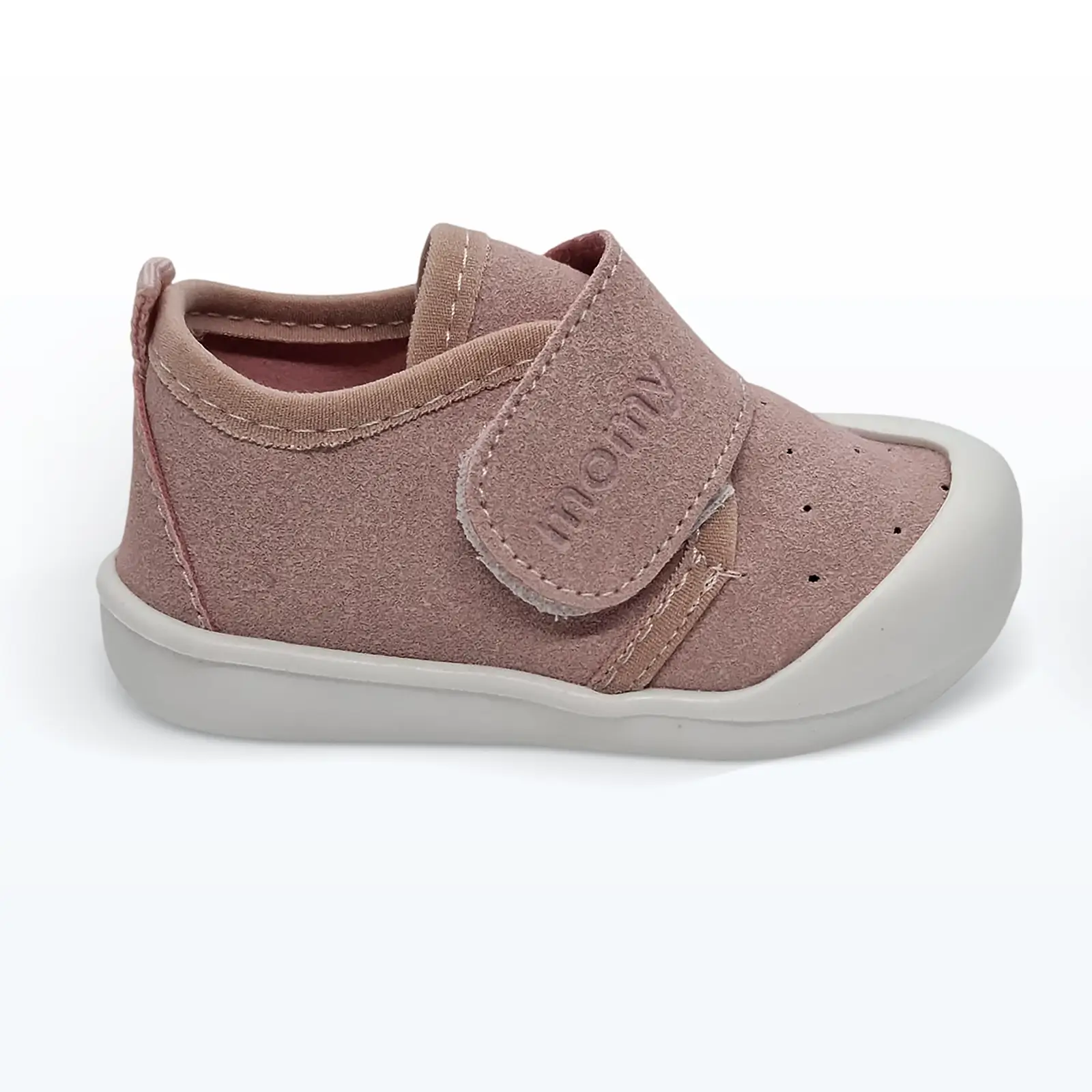 Cırt Cırtlı Önden Kalın Bantlı İlk Adım Ayakkabı Pudra Cırt Cırtlı Önden Kalın Bantlı İlk Adım Ayakkabı Pudra