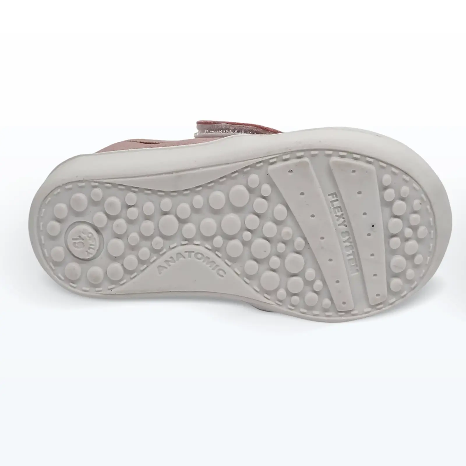 Cırt Cırtlı Önden Kalın Bantlı İlk Adım Ayakkabı Pudra Cırt Cırtlı Önden Kalın Bantlı İlk Adım Ayakkabı Pudra