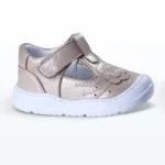 Deri Cırt Cırtlı İlk Adım Ayakkabısı Lame