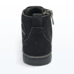 Bağcıklı Fermuarlı Bebek Botu Siyah