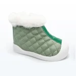 Fermuarlı Tüylü Kışlık Bebek Botu Siyah